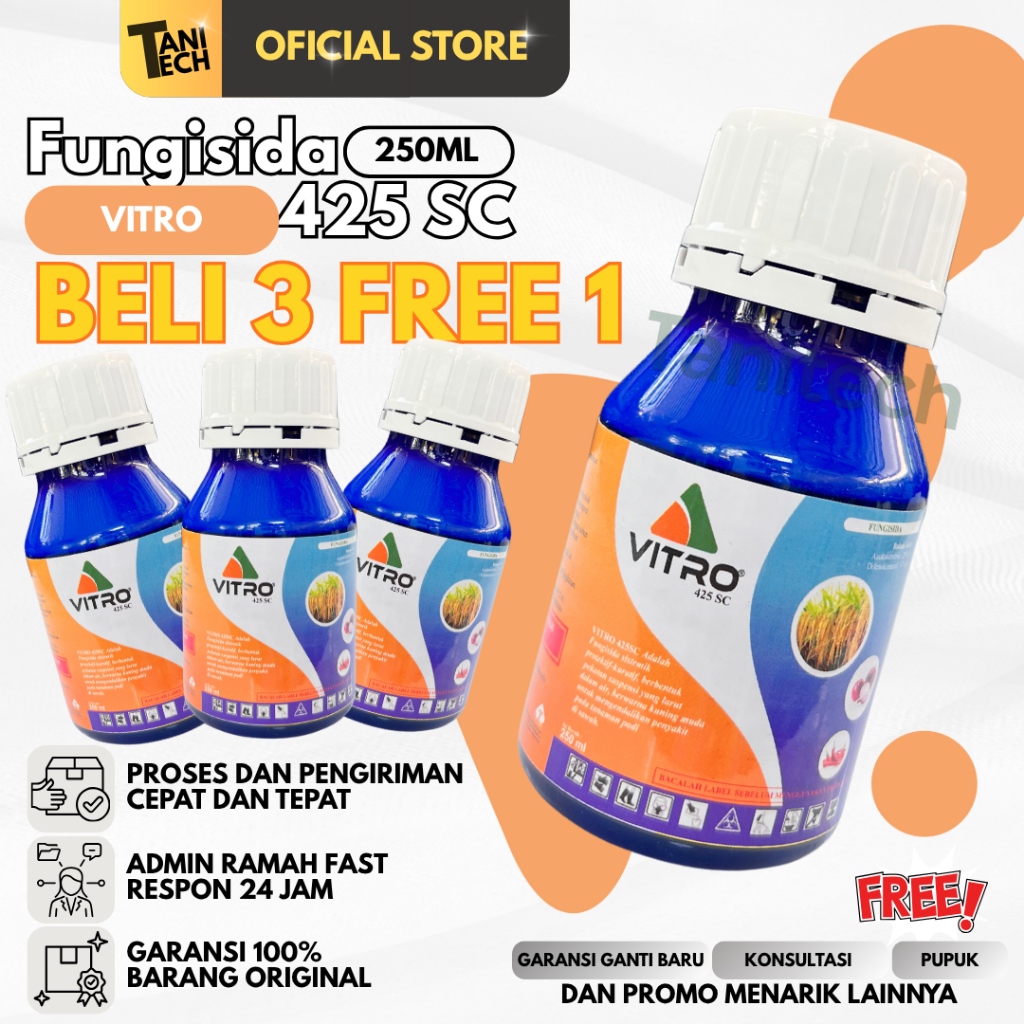 Vitro 425SC Fungisida Sistemik 250ml Anti Jamur