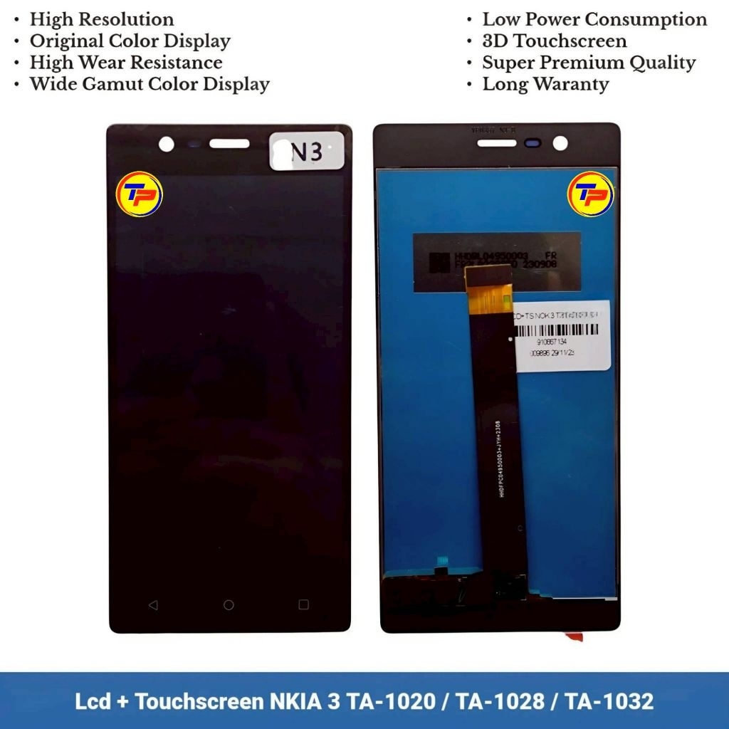 Lcd + Touchscreen Nokia 3 TA-1020 - TA-1028 - TA-1032