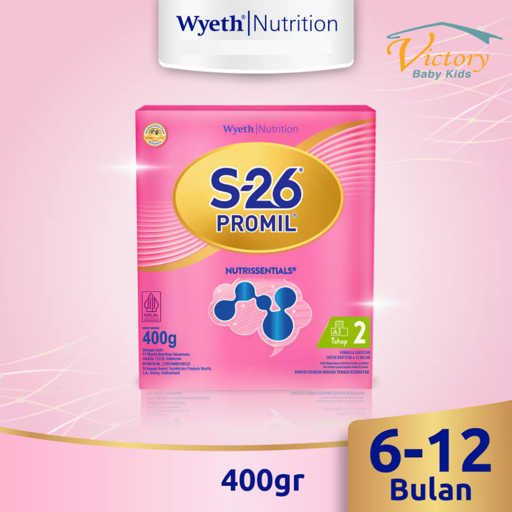 S-26 Promil 2 400gr - Susu Formula Bayi 6-12 Bulan