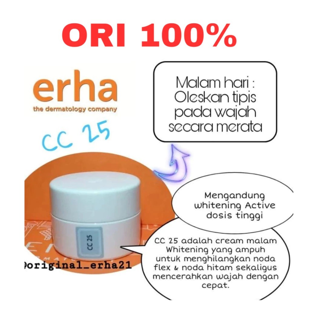 [ORI 100%] Erha CC 5 / CC 10 / CC 17,5 / CC 25 / CC 37,5 / CC50