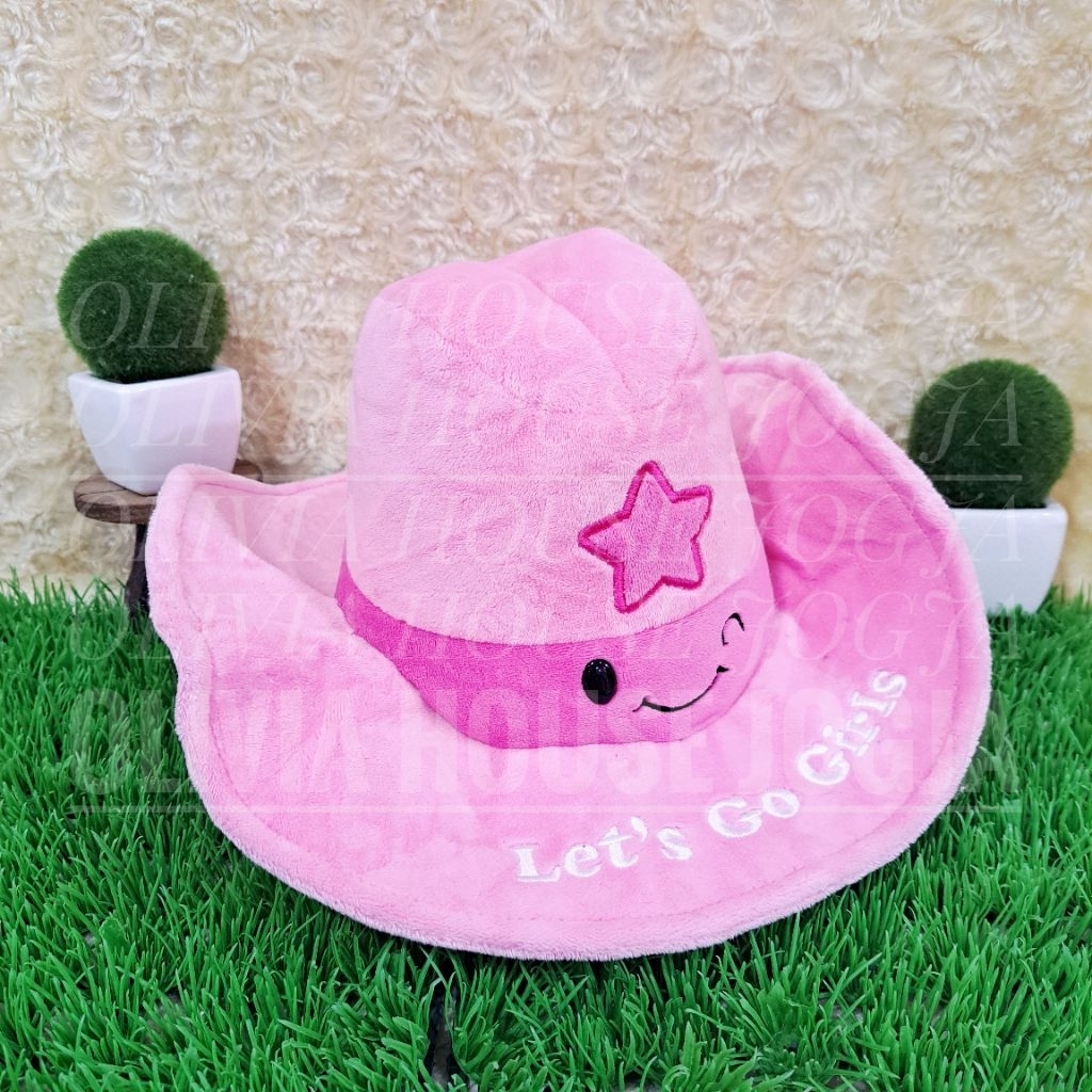 Boneka Topi Pink Cowgirl Lets Go Girl Boneka Lets Go Girl Cowgirl Hat Pink