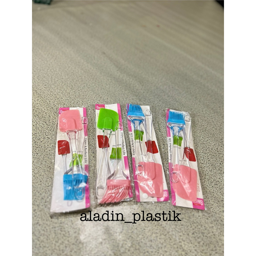 Kuas dan colet silicon set