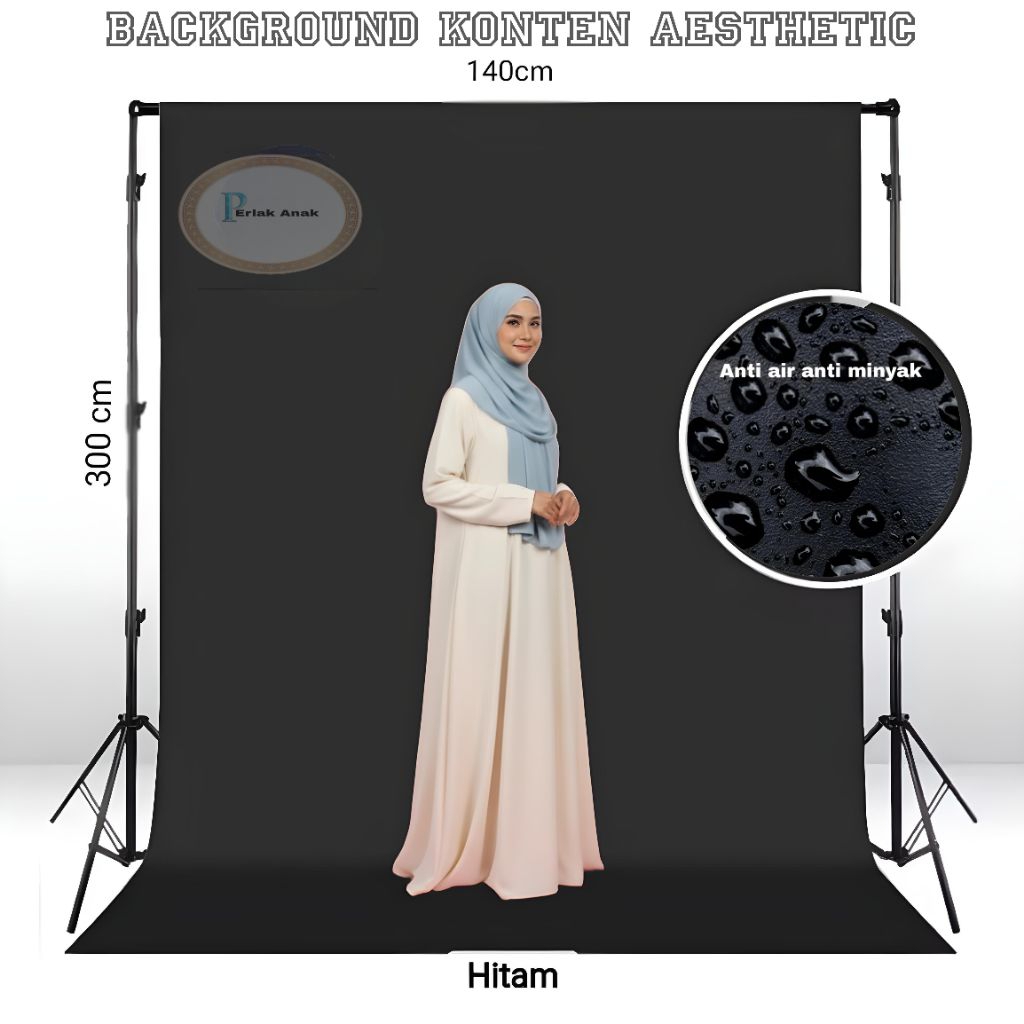 Background Konten Aesthetic Kulit Sintetis Anti Air/Alas Poto&Vidio profesional untuk Konten Kreator