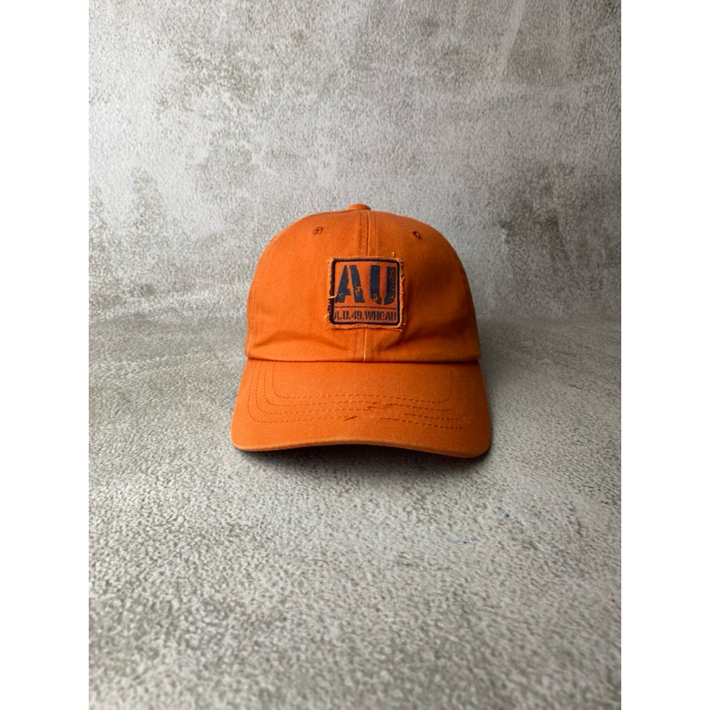 Topi Who Au orange simple cap