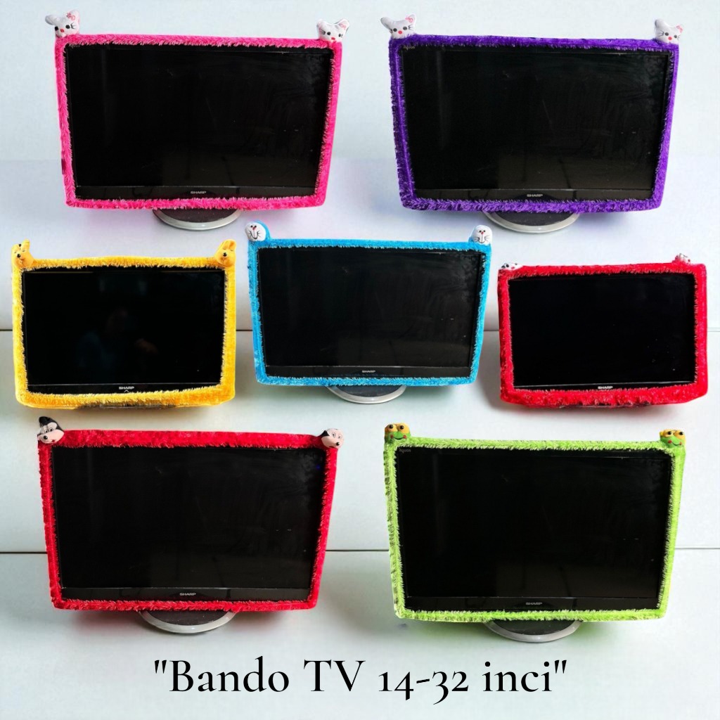 Bando Tv 14, 42 Inch Karakter Cover Tv Sarung Tv