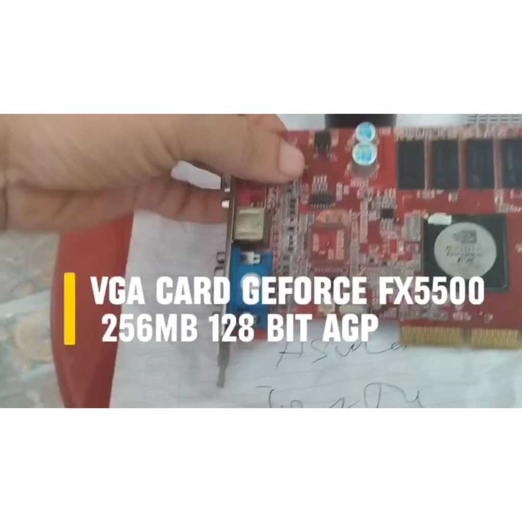 [Retro] Jadul Bahan VGA Card GeForce FX5500 256MB 128 Bit AGP