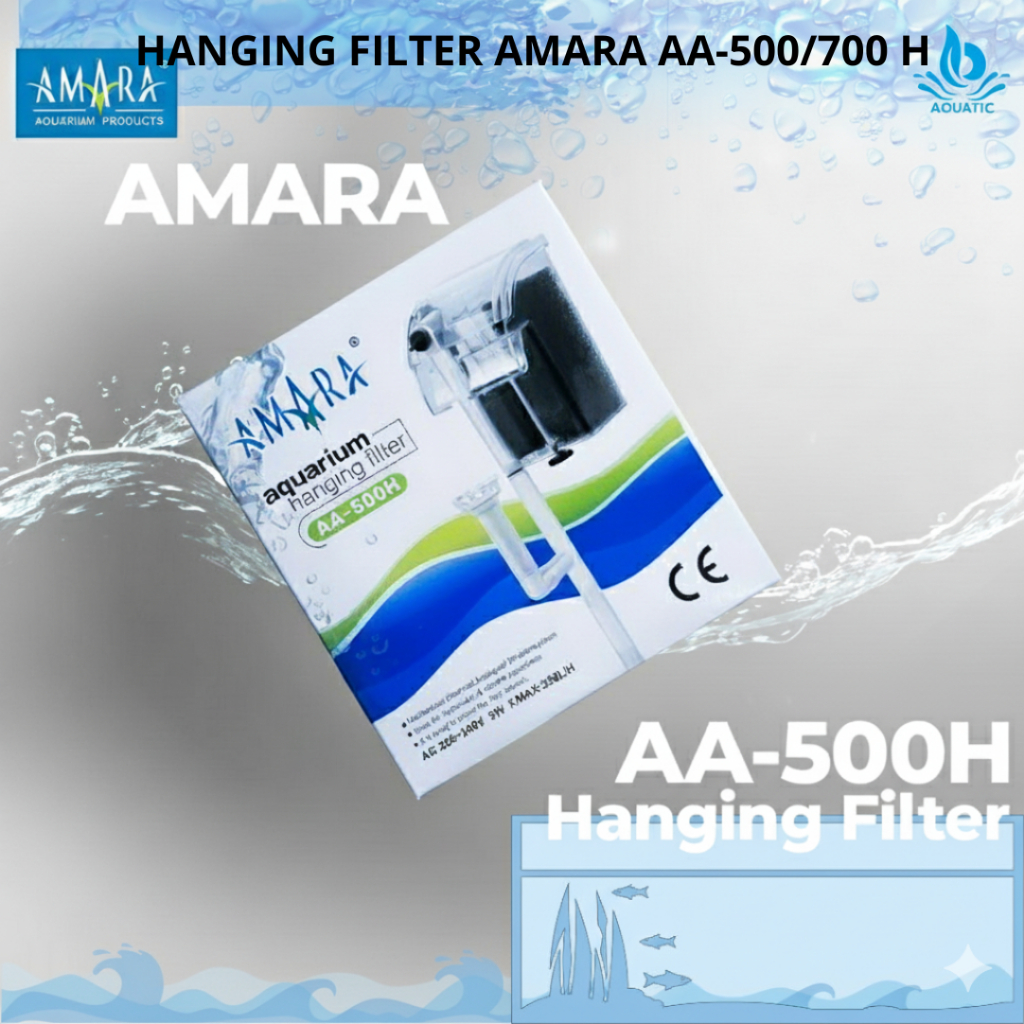 Gantung Aquarium Amara H 700 H Hang On Aquarium Aquascape Satu Set