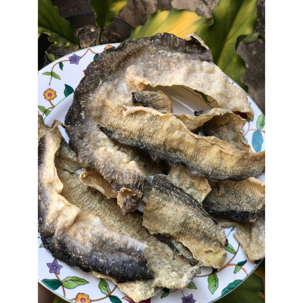 Keripik kulit ikan patin ( Fish Skin )