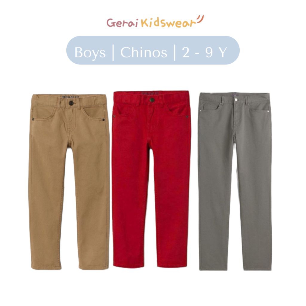 Celana Chinos Panjang Anak Laki Laki HM 3-9 Tahun