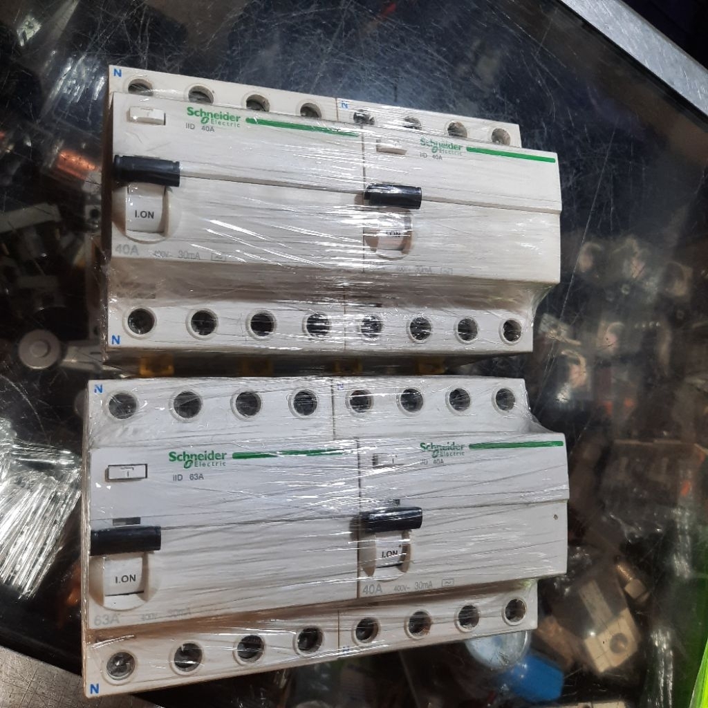 ELCB RCCB RCBO SCHNEIDER IID 40A 63A 4P elcb schneider iid 4pole 40a 63a 30mA