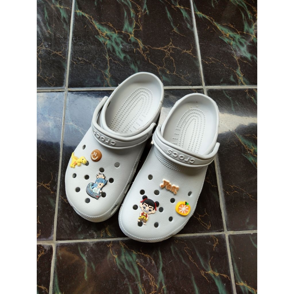 Crocs Original Reject Cutting Abu Abu Muda 27cm