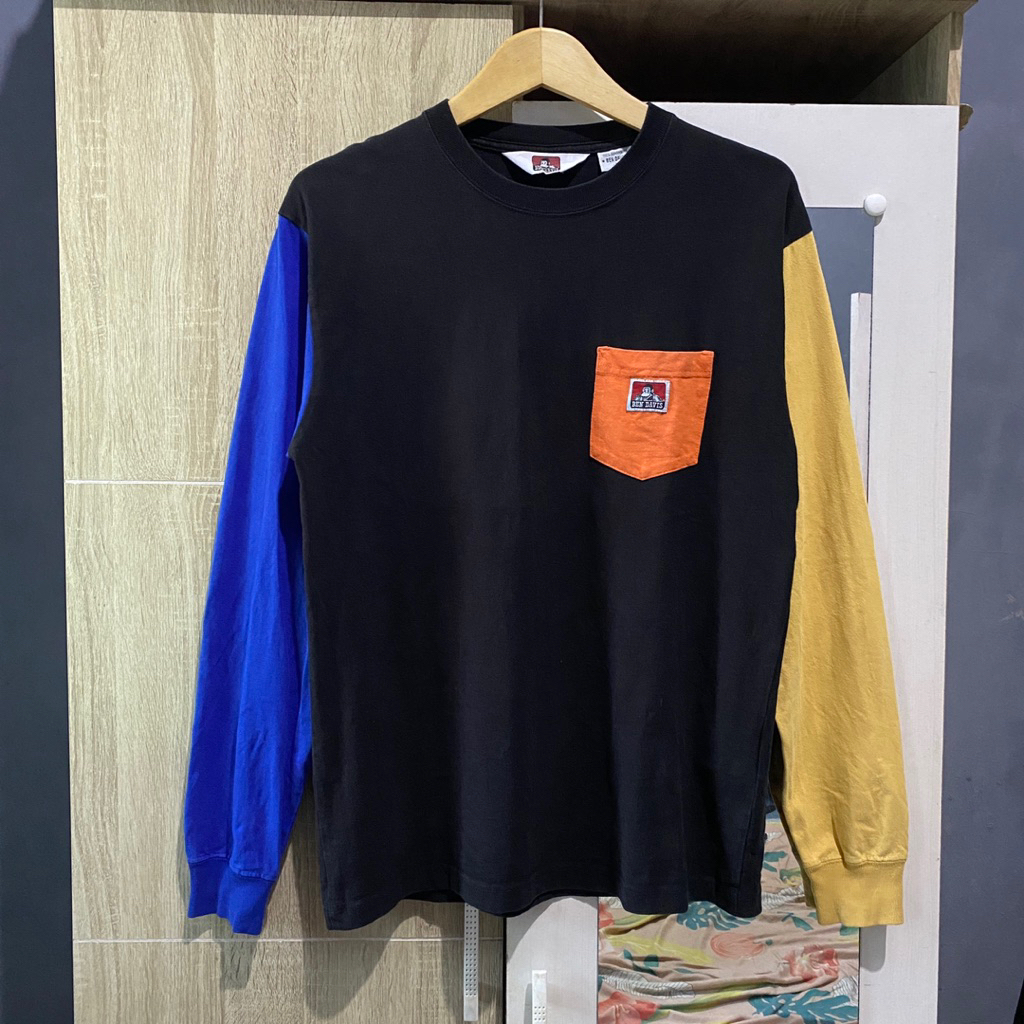 Kaos Panjang by Ben Davis Pocket 4 warna Longsleeve