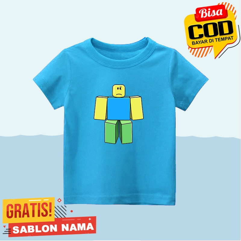 Baju Kaos Atasan Anak NOOB FORSAKEN ROBLOX