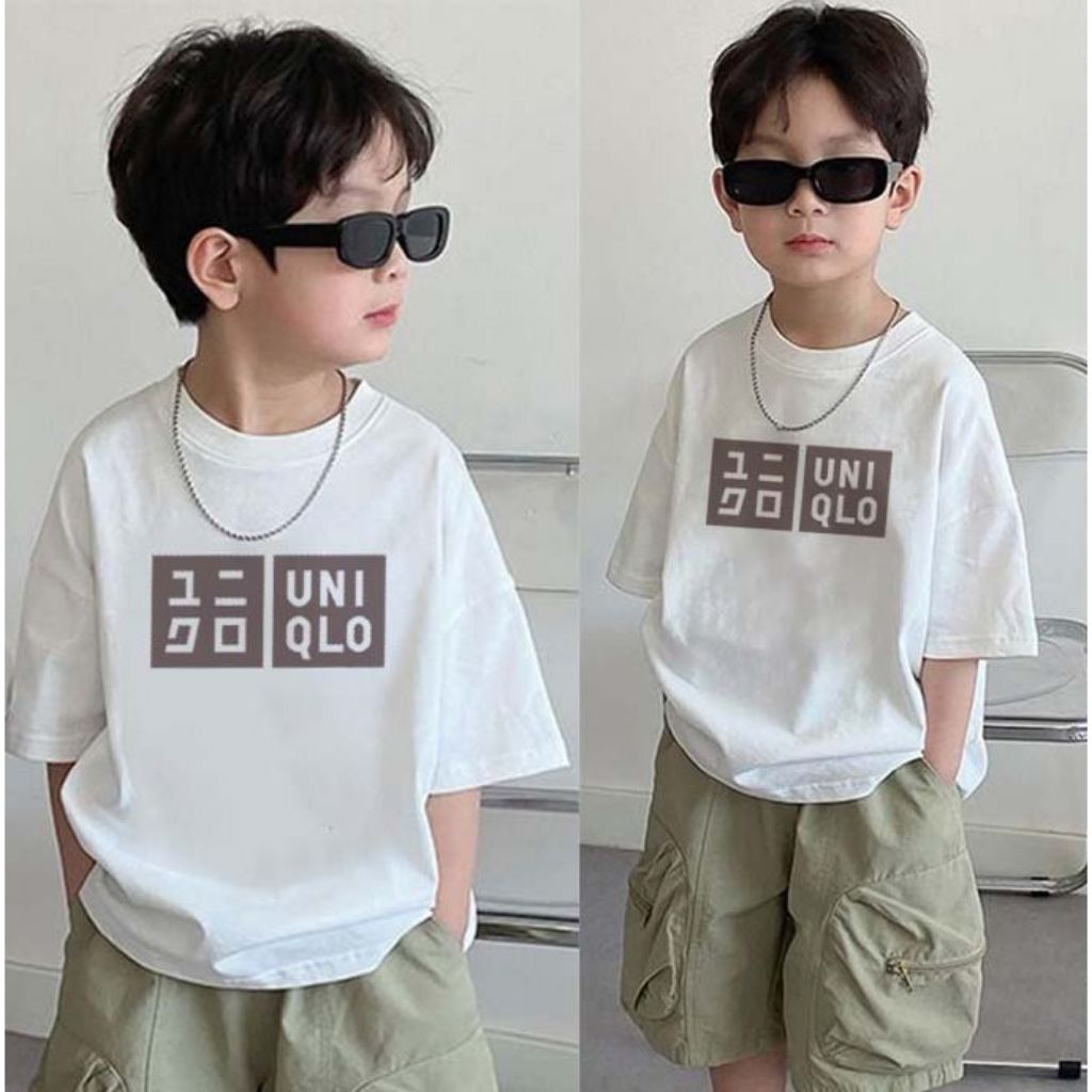 12.12 Little kids ABI - UNIQLO Kaos Anak Kaos Anak t shirt Laki Laki dan Perempuan Un1qlo Usia 2 Sam