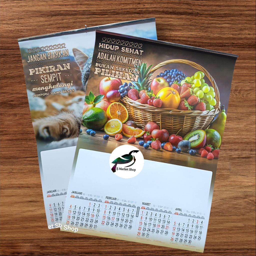 Kalender Dinding Caturwulan Tahun 2026/Kalender Caturwulan 3 Lembar 2026