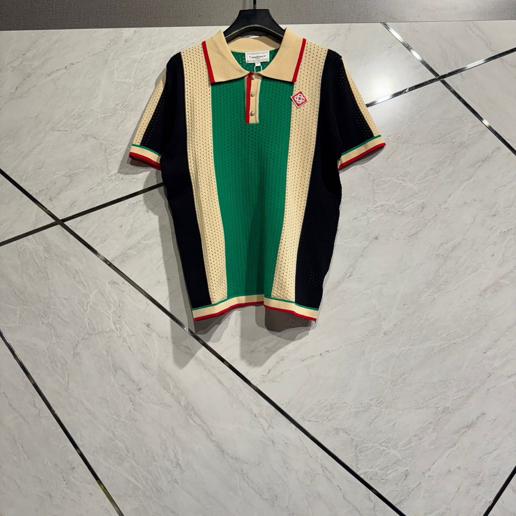 Kaos Polo Pria Wanita Casablanca Green