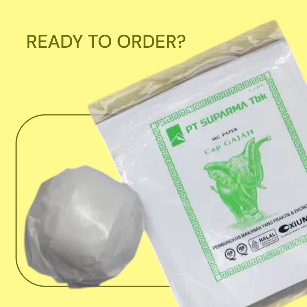 Kertas Nasi Putih, Kertas Nasi KFC , Kertas Bungkus Nasi