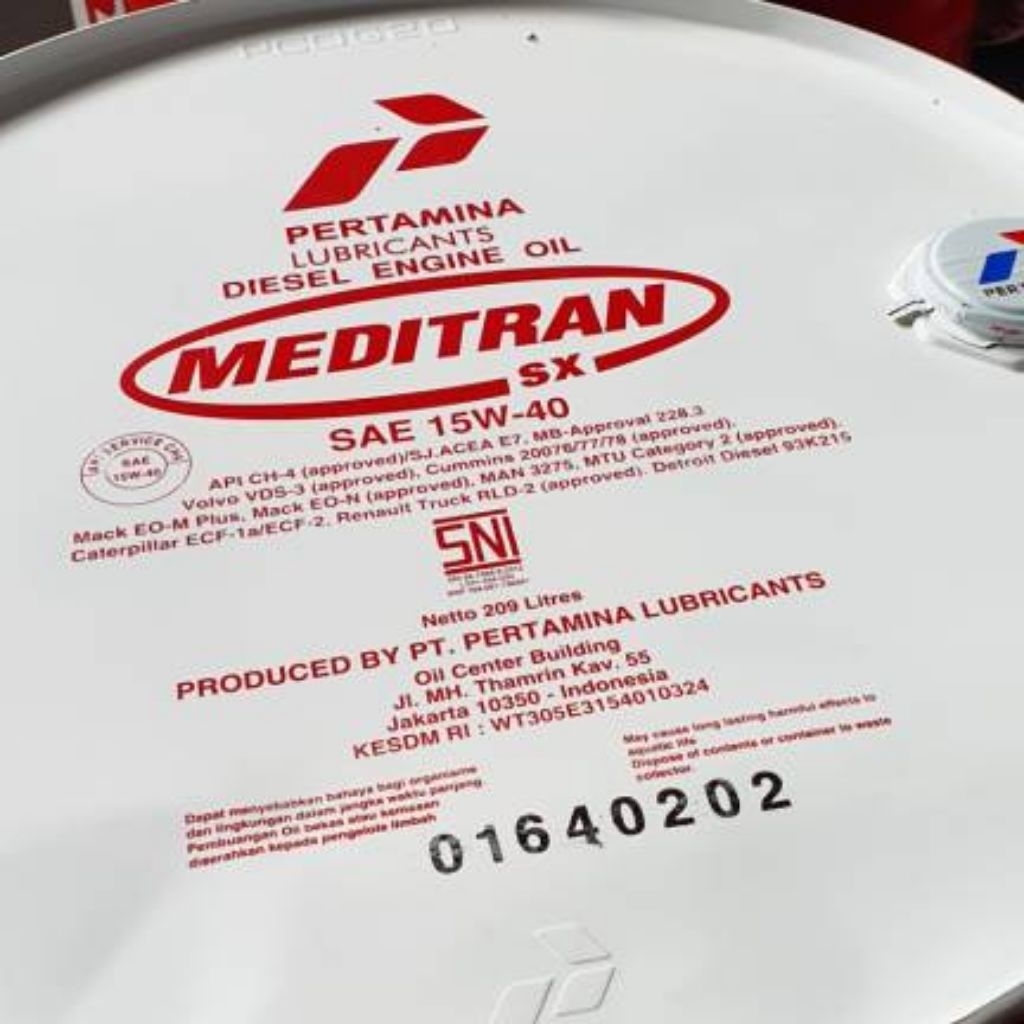 OLI MEDITRAN SX 15W-40/DRUM 209 LITER