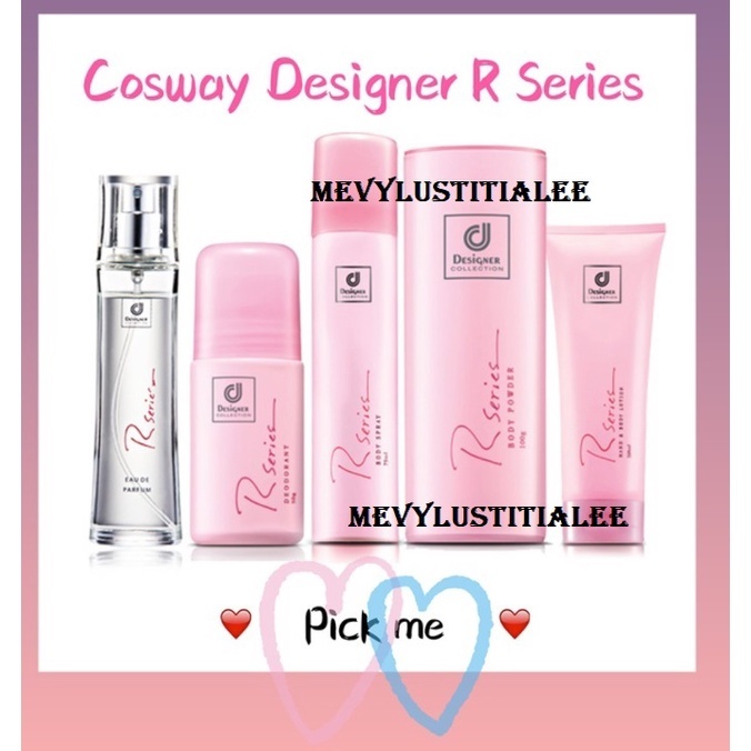 ORIGINAL Malaysia Cosway R Series R-Series Lotion Parfume Parfum Deodorant Body Spray Powder