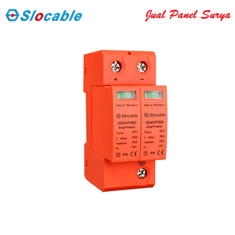 SLOCABLE DC SPD 2P 600V 40kA GD40-PV600 Surge Protection Device