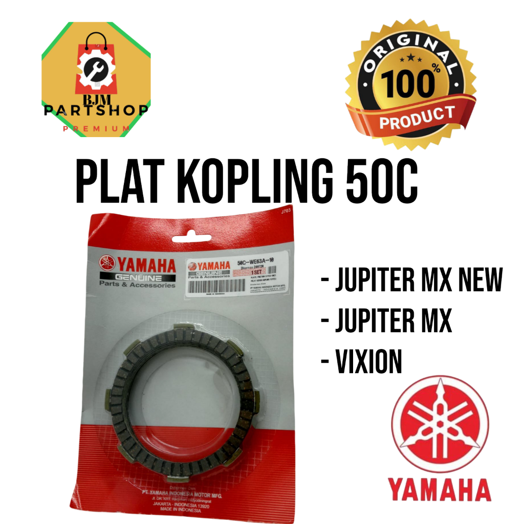PLAT KOPLING/KAMPAS KOPLING_ORIGINAL YAMAHA_50C Jupiter MX NEW,VIXION_ Original yamaha