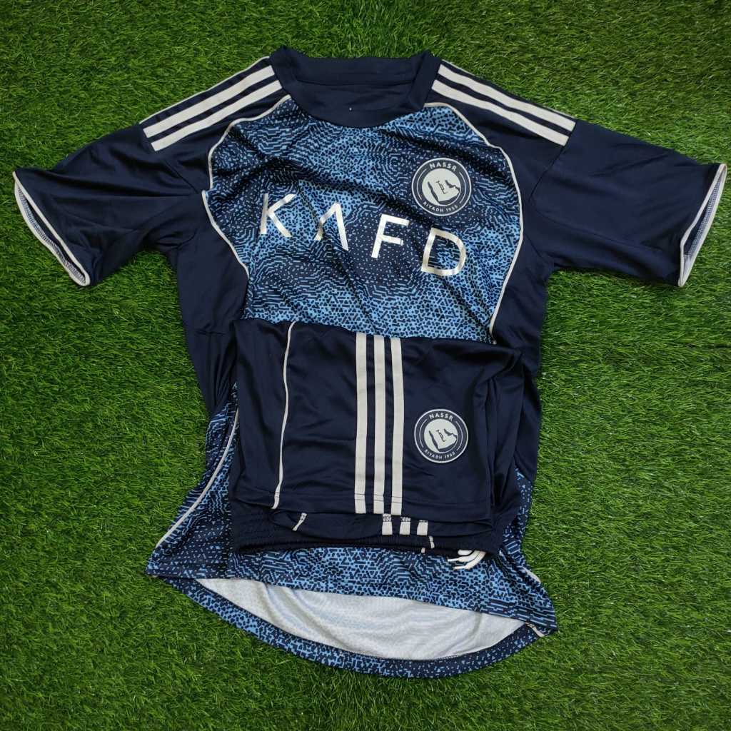 Jersey Nasr Away 2025 2026 Baju Sepak Bola Ronaldo Grade Ori Pria