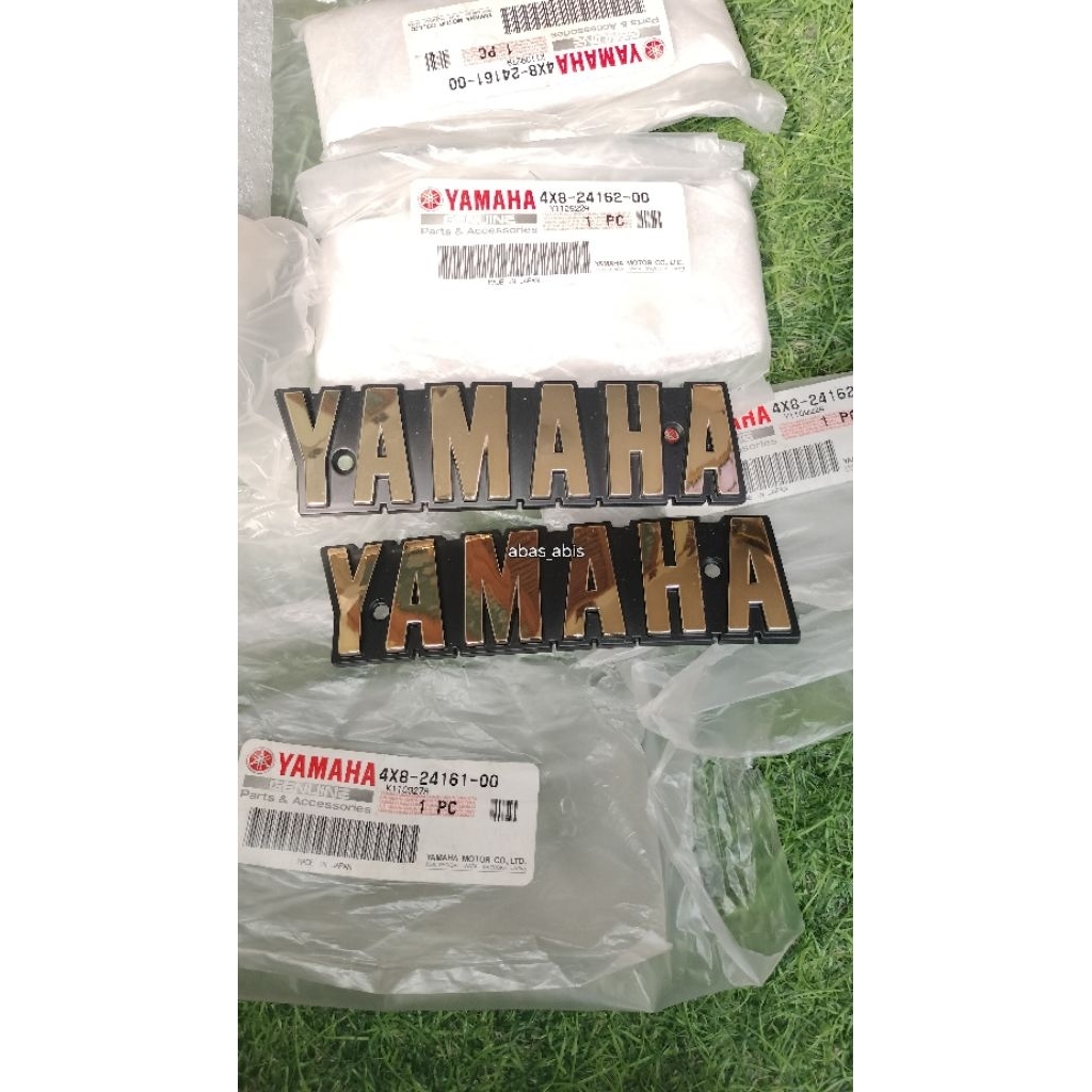 emblem tangki rxs rx special yamaha yt115 original nos