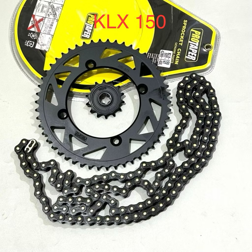 Gear Set KLX 150 Protaper 428 H Gir KLX 1 Set Belakang Rantai & Gir depan Protaper