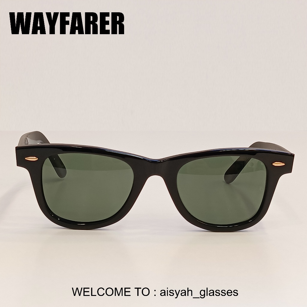 KACAMATA HITAM BL WAYFARER CLASIK SIZE 50 Special Series Sunglasses Unisex