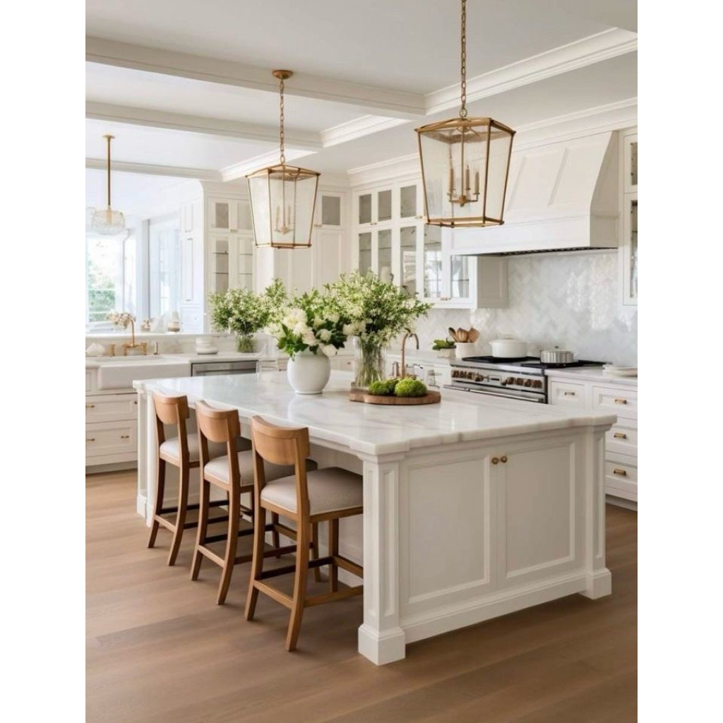 ISLAND TABLE MARBLE MEJA DAPUR MARMER MEJA MAKAN MODERN TOP MARMER