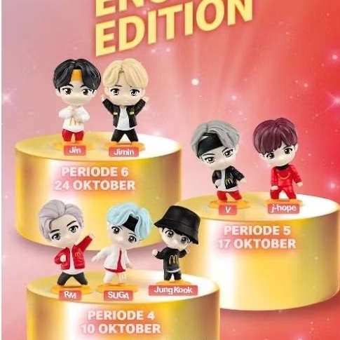MAINAN MCDONALD X BTS TINY TAN  ENCORE