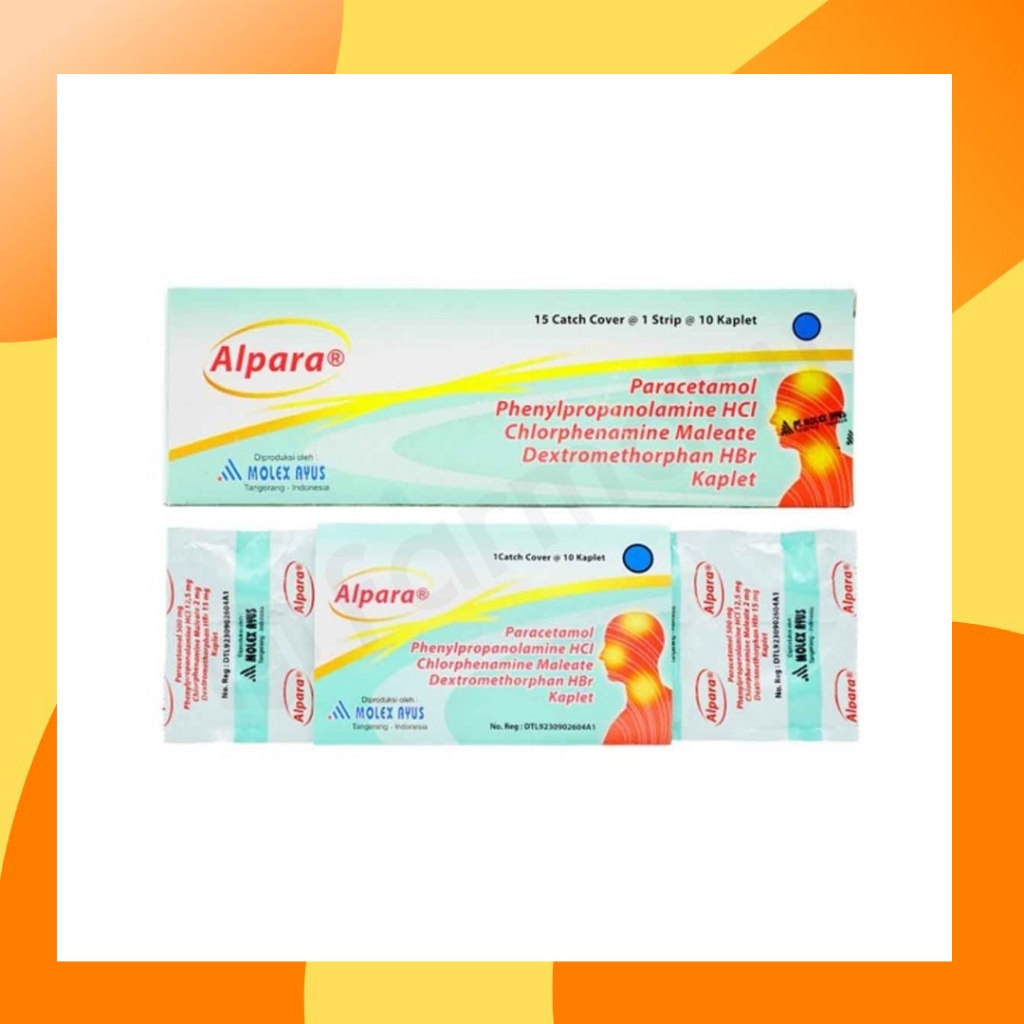 Alpara 10 Kaplet Obat Flu Demam Dan Batuk