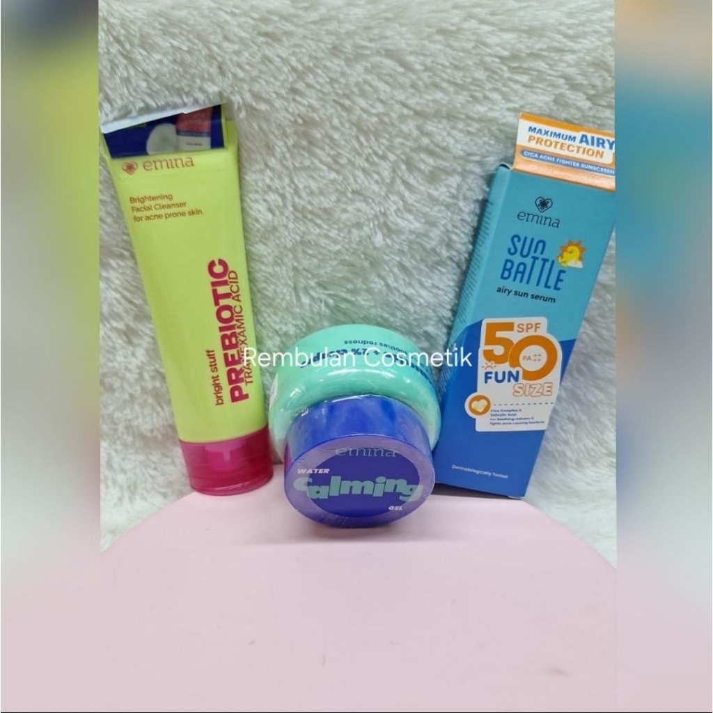Emina Paket Skincare Hempas Jerawat