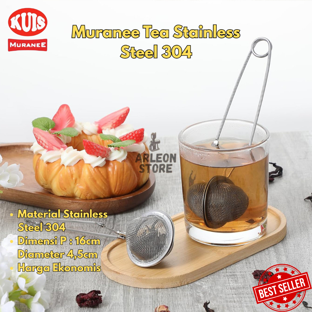 Saringan Teh Reusable Tea Infuser Strainer Tea Infuser | Penyaring Teh | Saringan Teh Bulat