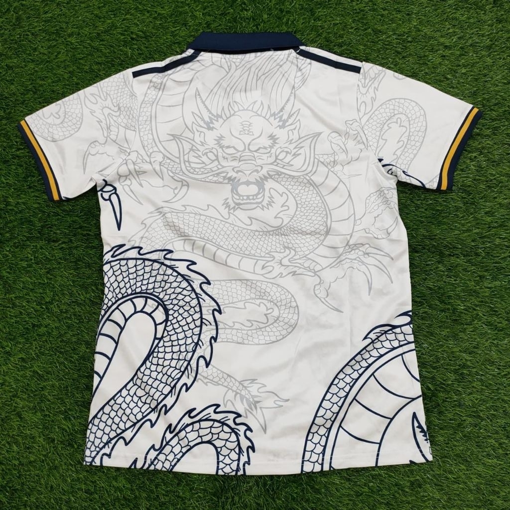 JERSEY BOLA REAL MADRID DRAGON WHITE NAGA PUTIH 2025 2026