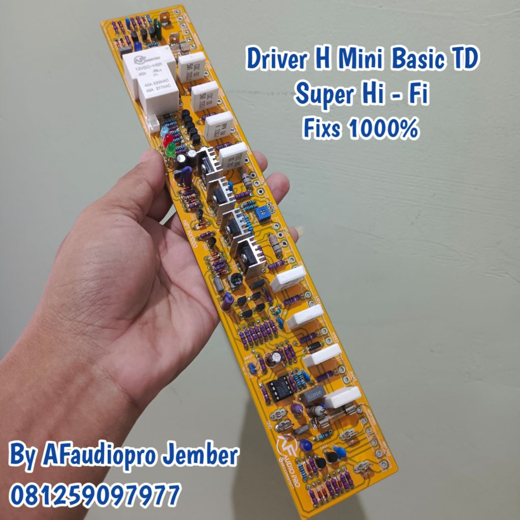 Driver Class H Mini Basic TD, Fixs 1000% Bos, include new mosfet irfp260 dan new dioda mur3060