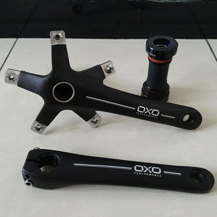 Crank Arm OXO BCD130 Hollotech II HT2 Seli minion Sepeda lipat