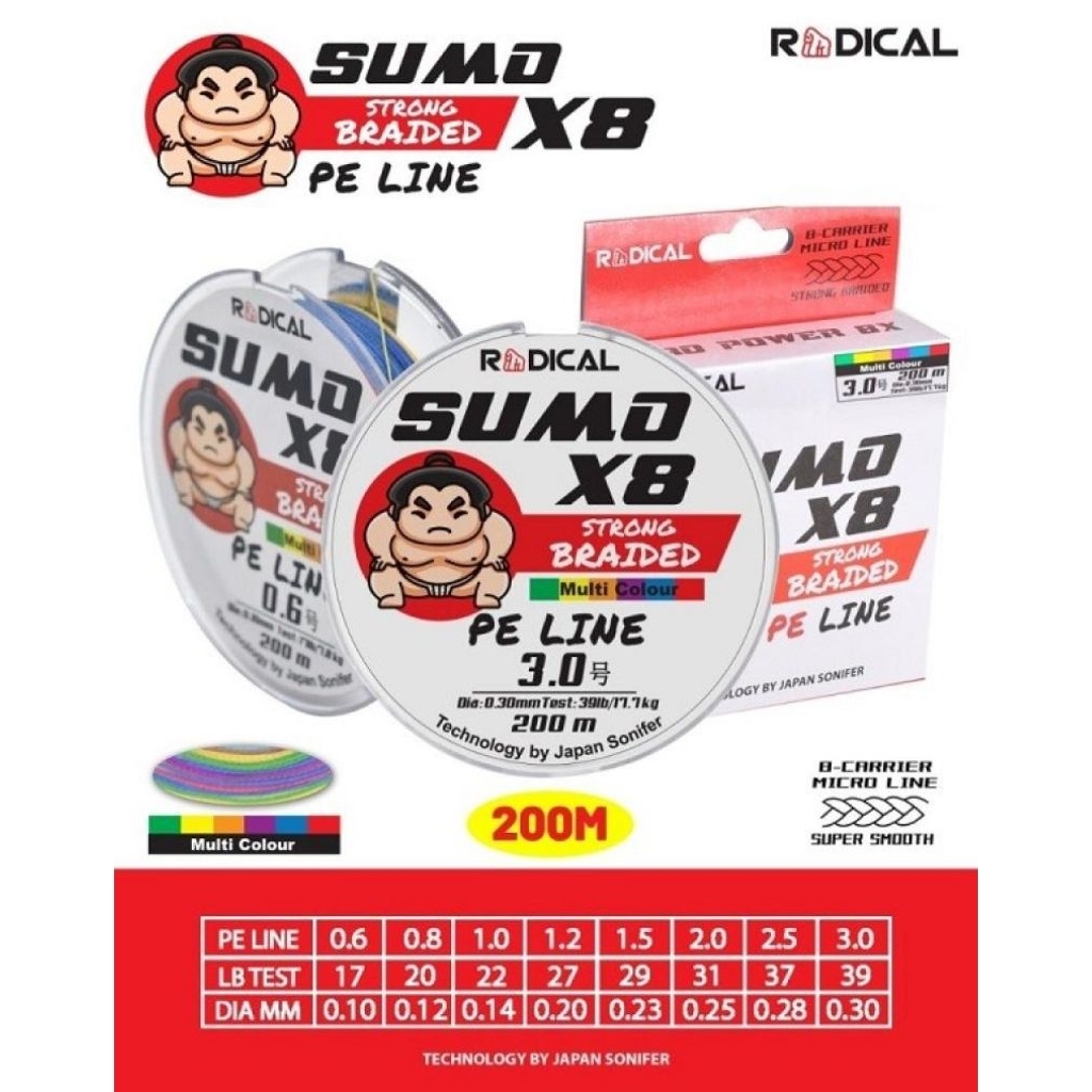 Pe Sumo Radical X8/X12