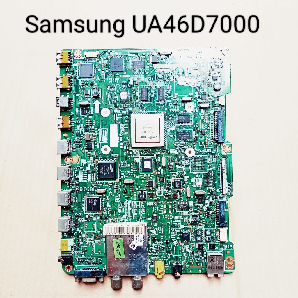 MB Mainboard Tv LED Samsung Smart UA46D7000