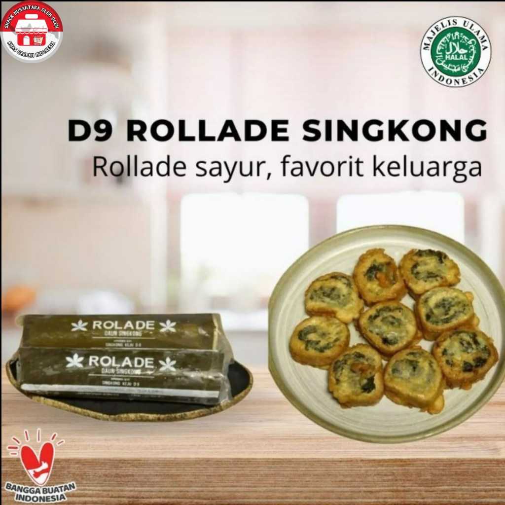 Rolade Daun Singkong D-9 Khas Sala tiga Frozen Siap Goreng