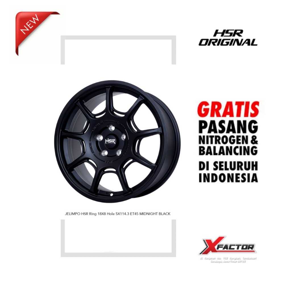 VELG MOBIL R18 HSR R18 JELIMPO R18X8 H 5X114,3 ET45
