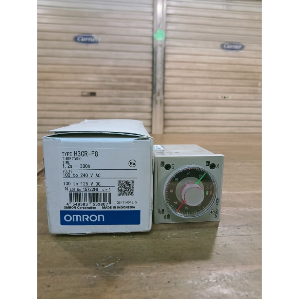 TIMER OMRON ORIGINAL H3CR-F8 220V ORIGINAL+SOKET H3CR F8