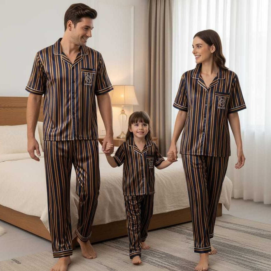 GREET NIGHT WEAR - FAMILY SET SERIES ORGANIC SILK - T-695