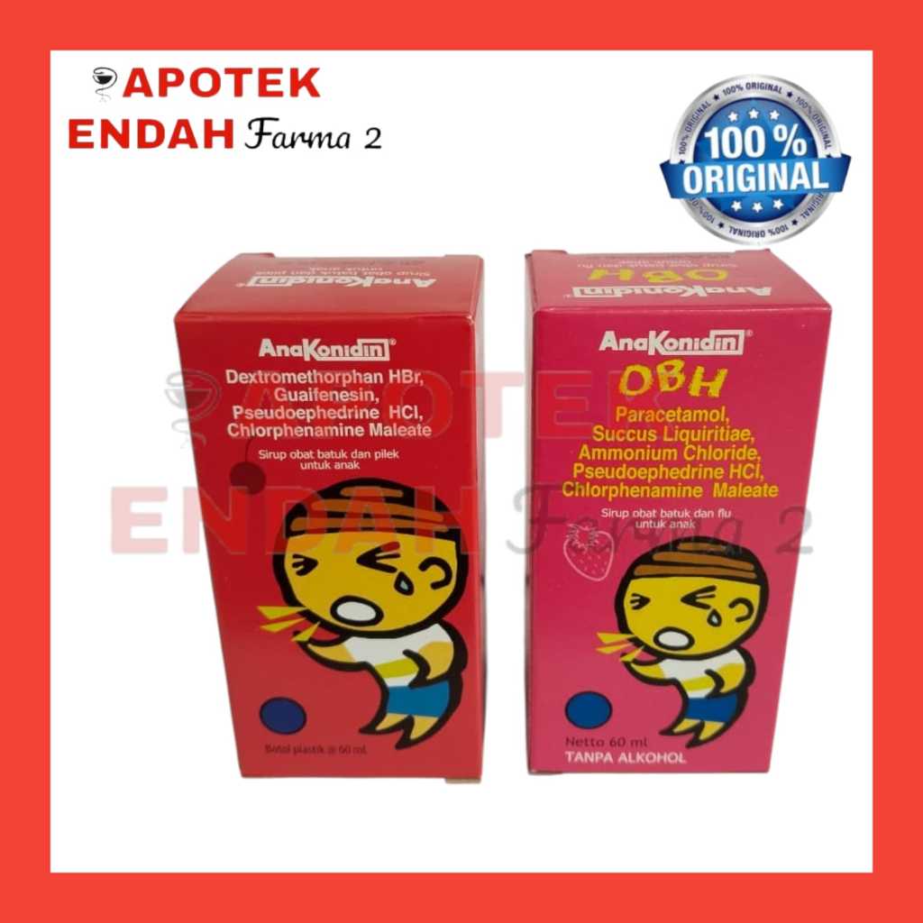 ANAKONIDIN OBAT BATUK, DEMAM, PILEK ANAK
