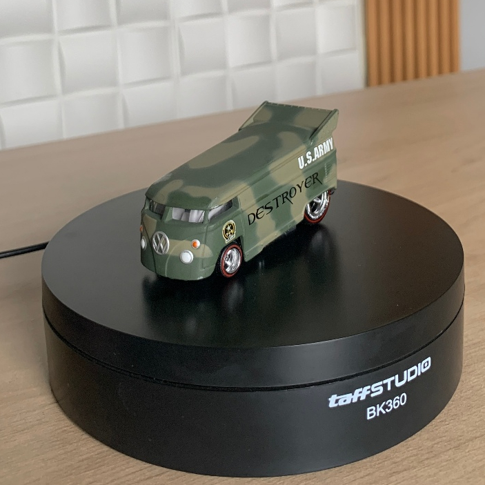 Hot Wheels VW Volkswagen Drag Bus US ARMY 'DESTROYER' hitam Loose