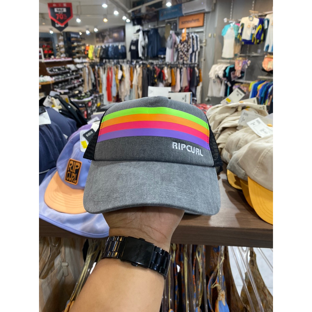 TOPI RIPCURL ORIGINAL 100% MIXED REVIVAL TRUCKER