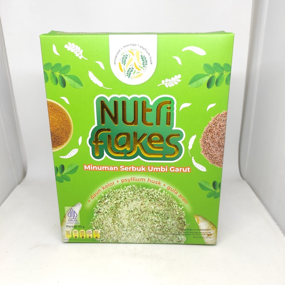 Nutriflakes Cereal Asam Lambung Original 280g || Nutriflakes Umbi Garut Halal BPOM Original