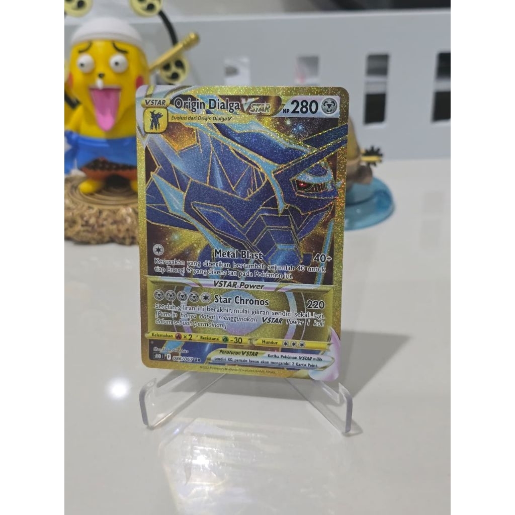Kartu Origin Dialga Vstar UR 086/067 (Free dialga vstar RRR) Pokemon TCG Indonesia