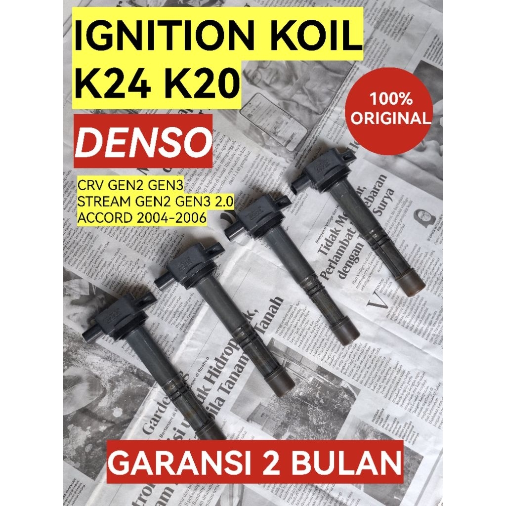 Koil Coil Honda Crv Gen2 Ge3 Original Denso Japan 2.0cc 2.4cc