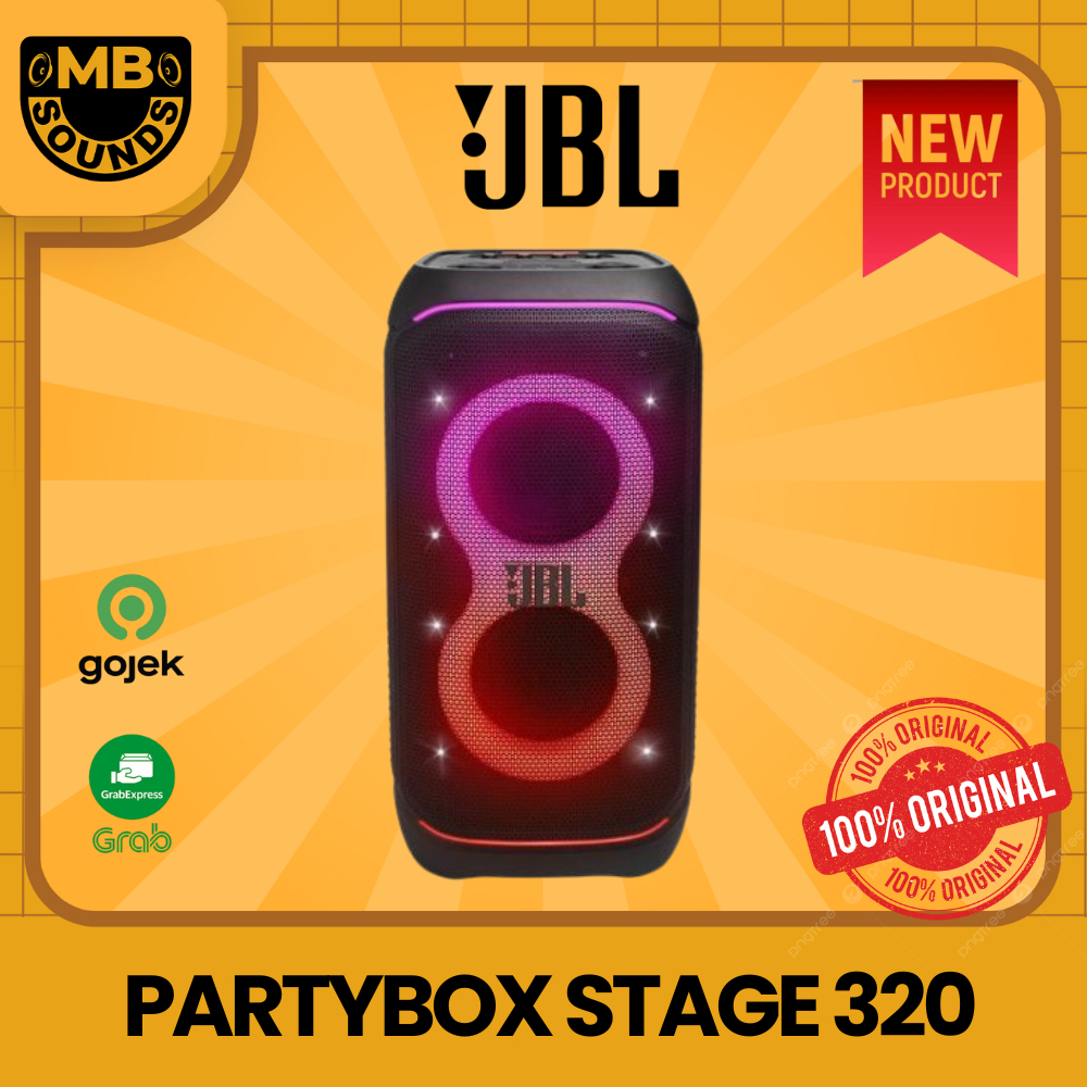 JBL PartyBox Stage 320 / Partybox Stage-320 Speaker Portable Bluetooth Speaker Karaoke